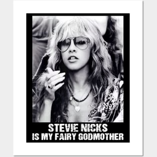 Stevie Nicks Is My Fairy Godmother vintage style Posters and Art